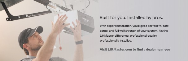 Professional installation of LiftMaster garage door openers